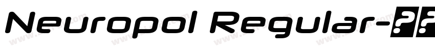 Neuropol Regular字体转换